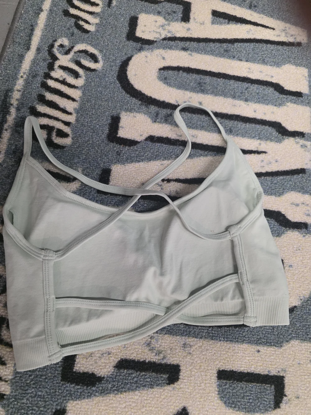 lululemon athletica Light Blue Strappy Sports Bra